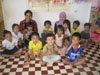 Preschool class with Lumorng and Ezah